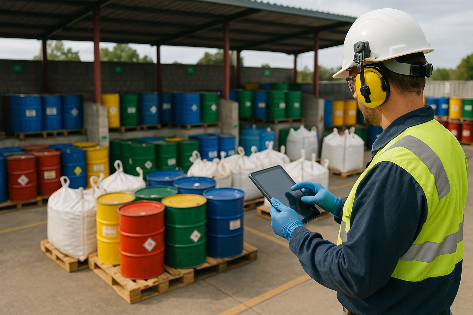 Gerenciamento de resíduos O&G